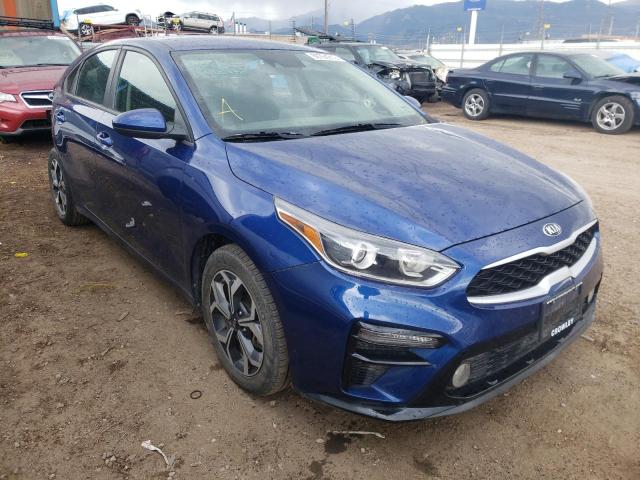 3KPF24AD6LE168279 - 2020 KIA FORTE FE BLUE photo 1