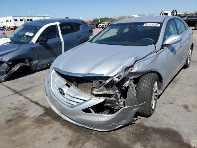 5NPEB4ACXBH091655 - 2011 HYUNDAI SONATA GLS SILVER photo 2