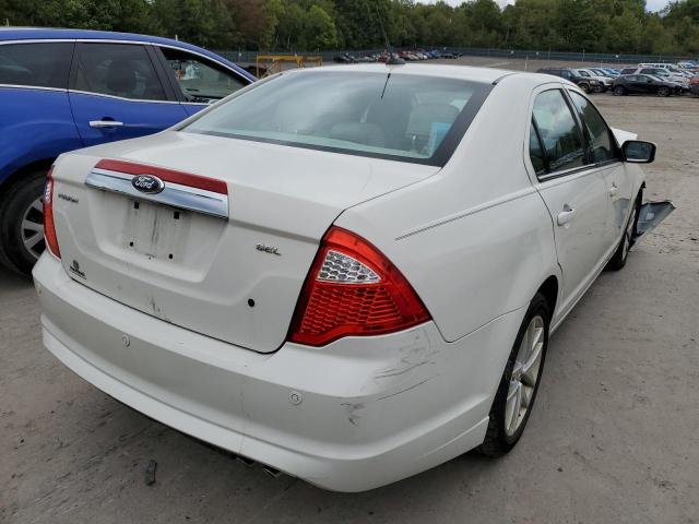 3FAHP0JA6CR358932 - 2012 FORD FUSION SEL WHITE photo 4