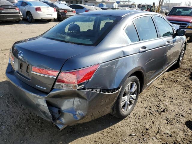 1HGCP2F67BA156762 - 2011 HONDA ACCORD SE GRAY photo 4