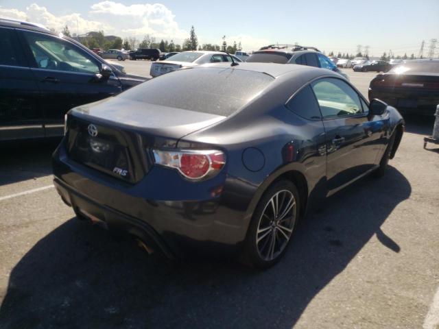 JF1ZNAA13E8708215 - 2014 TOYOTA SCION FR-S GRAY photo 4