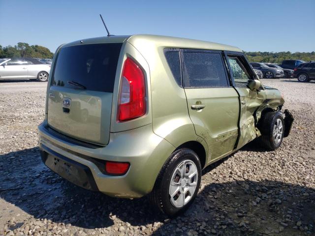 KNDJT2A50C7455069 - 2012 KIA SOUL GREEN photo 4