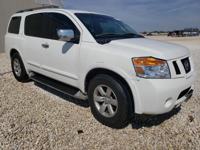 5N1BA0ND4AN610257 - 2010 NISSAN ARMADA SE WHITE photo 1