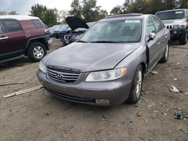 KMHFC46F36A118529 - 2006 HYUNDAI AZERA SE GRAY photo 2