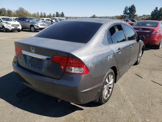 2HGFA16979H516255 - 2009 HONDA CIVIC EXL გრაფიტი ფოტო 4