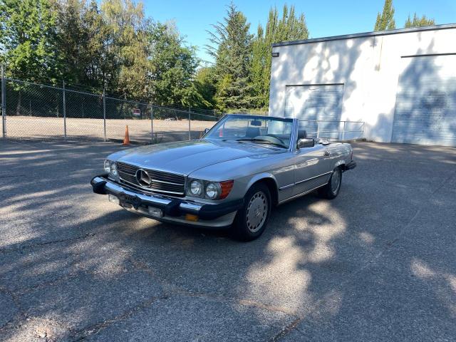 WDBBA48D4GA040685 - 1986 MERCEDES-BENZ 560 SL SILVER photo 2