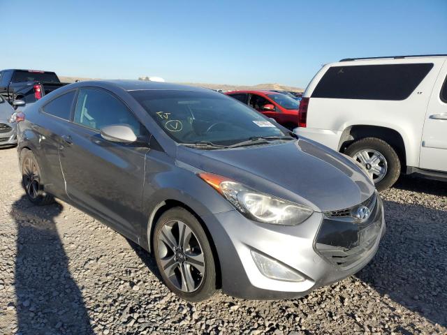 KMHDH6AE3DU005789 - 2013 HYUNDAI ELANTRA CO SILVER photo 1