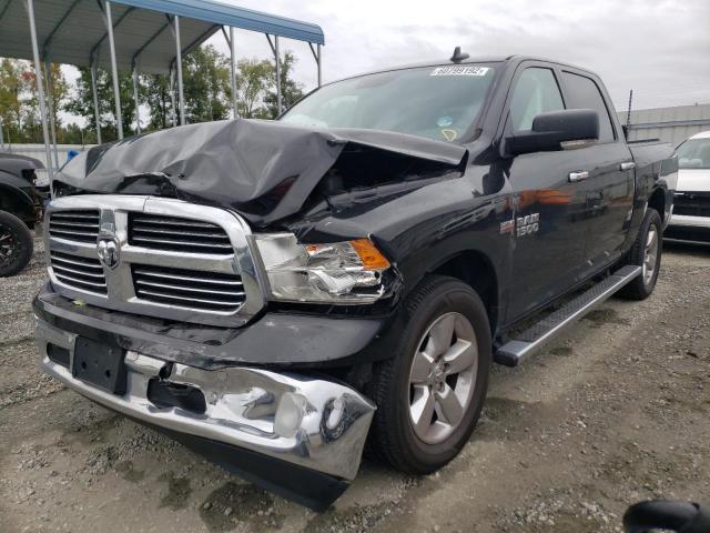 3C6RR7LT8HG777536 - 2017 RAM 1500 SLT BLACK photo 2