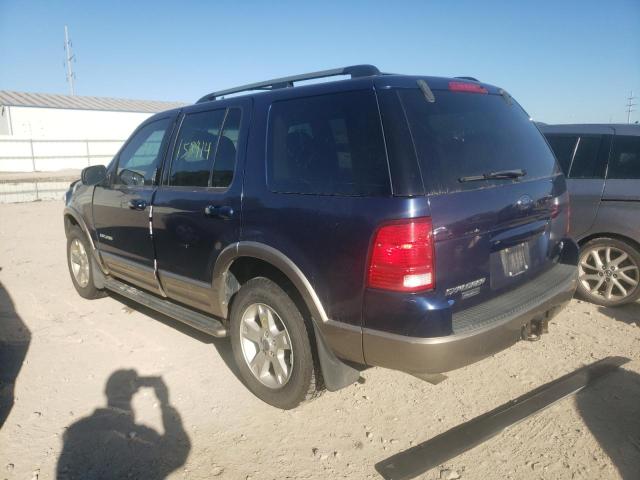 1FMZU74WX4UA44228 - 2004 FORD EXPLORER E BLUE photo 3