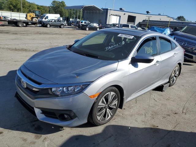 JHMFC1F74JX005785 - 2018 HONDA CIVIC EXL 银色 照片 2