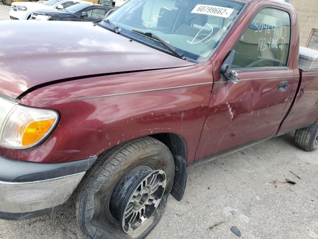 5TBJT32155S461274 - 2005 TOYOTA TUNDRA BURGUNDY photo 9