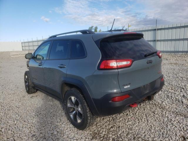 1C4PJMBS2FW682029 - 2015 JEEP CHEROKEE T GRAY photo 3