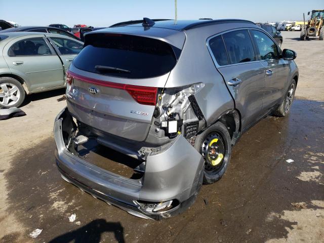 KNDPR3A62L7754571 - 2020 KIA SPORTAGE S SILVER photo 4