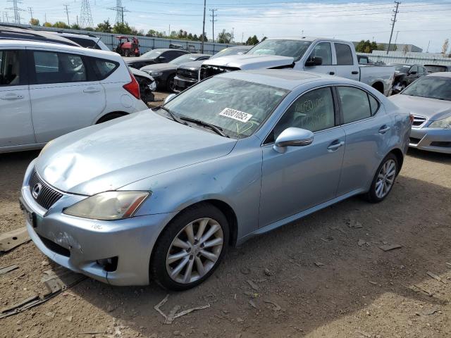 JTHCK262295033852 - 2009 LEXUS IS 250 BLUE photo 2