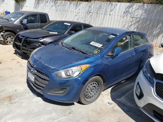 KMHD35LHXGU274778 - 2016 HYUNDAI ELANTRA GT BLUE photo 2