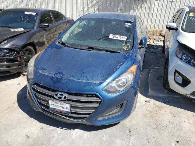 KMHD35LHXGU274778 - 2016 HYUNDAI ELANTRA GT BLUE photo 9