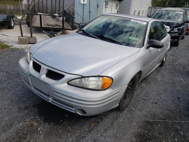 1G2NF52F82C272949 - 2002 PONTIAC GRAND AM S SILVER photo 2