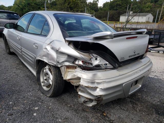1G2NF52F82C272949 - 2002 PONTIAC GRAND AM S SILVER photo 3