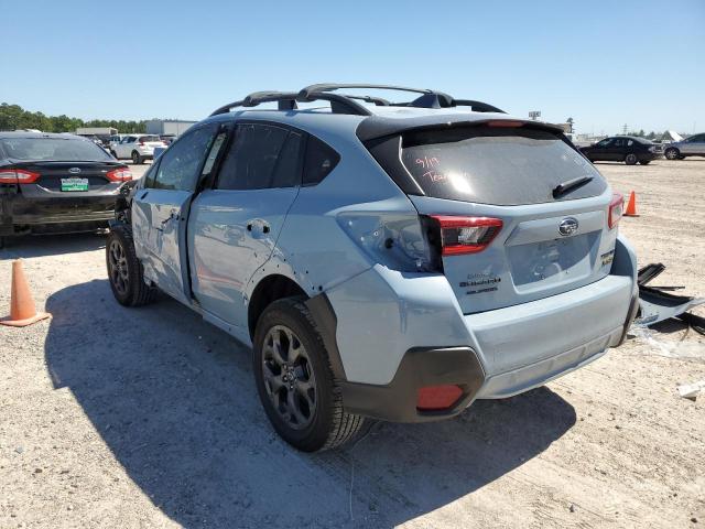 JF2GTHSC7MH666826 - 2021 SUBARU CROSSTREK BLUE photo 3