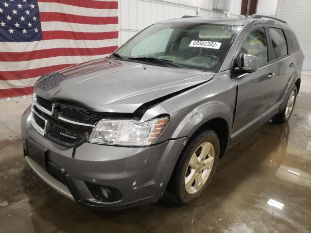 3C4PDCBG5CT151468 - 2012 DODGE JOURNEY SX GRAY photo 2