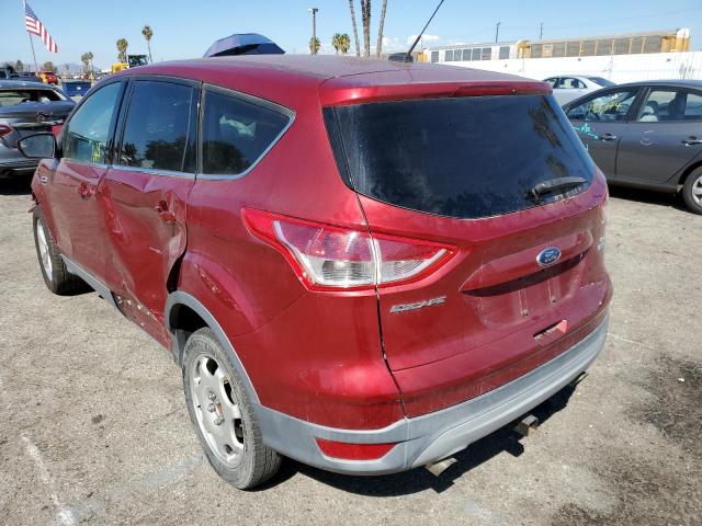 1FMCU0GX3EUA77560 - 2014 FORD ESCAPE SE RED photo 3