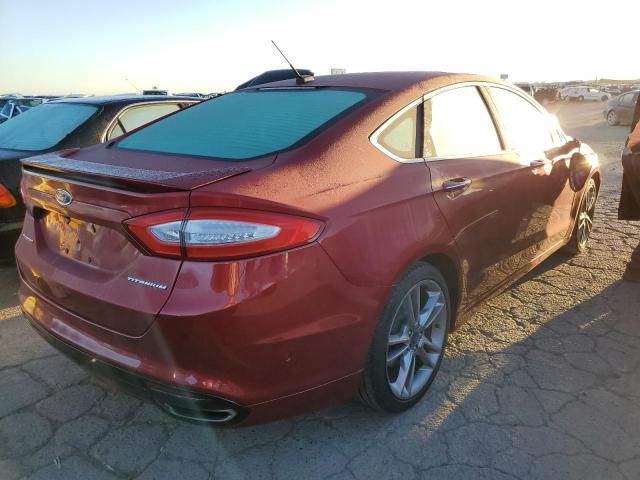 3FA6P0K93DR326064 - 2013 FORD FUSION TIT RED photo 4