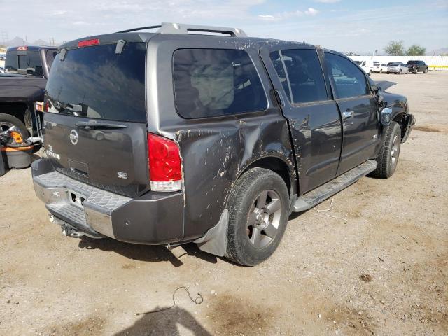 5N1AA08A65N713330 - 2005 NISSAN ARMADA SE GRAY photo 4