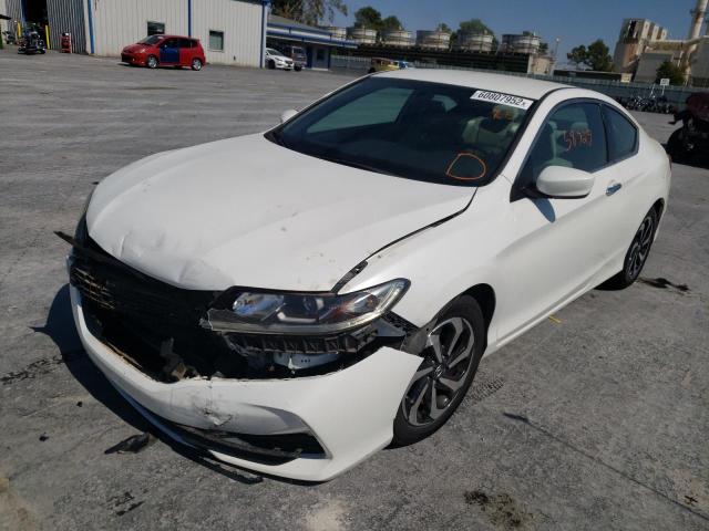 1HGCT1B39GA003101 - 2016 HONDA ACCORD LX- WHITE photo 2