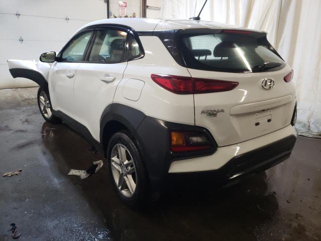 KM8K1CAA6KU305332 - 2019 HYUNDAI KONA SE WHITE photo 3