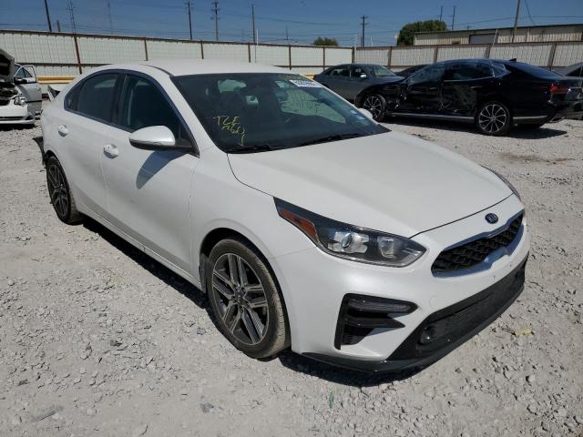 3KPF54AD7KE027856 - 2019 KIA FORTE EX WHITE photo 1