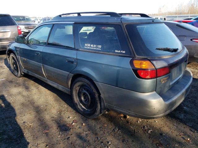 4S3BH896417620575 - 2001 SUBARU LEGACY OUT GREEN photo 2