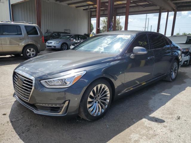 KMTF34JA7KU058622 - 2019 GENESIS G90 PREMIU GRAY photo 2