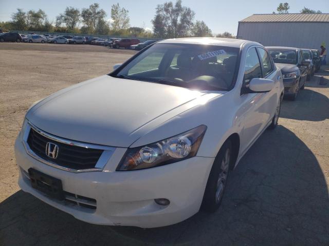 1HGCP36829A017401 - 2009 HONDA ACCORD EXL WHITE photo 2