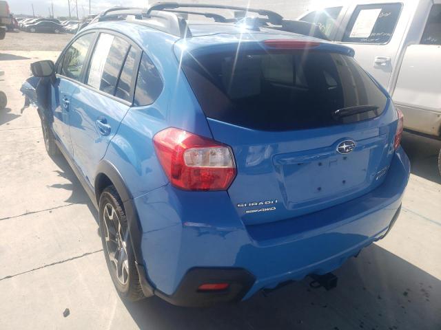 JF2GPANC4G8341868 - 2016 SUBARU CROSSTREK BLUE photo 3