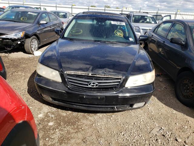 KMHFC46F56A047303 - 2006 HYUNDAI AZERA SE BLACK photo 5