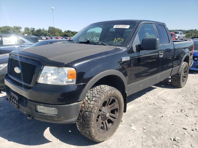 1FTPX145X4NB37168 - 2004 FORD F150 BLACK photo 2