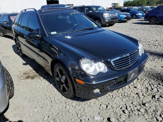 WDBRH81J55F644554 - 2005 MERCEDES-BENZ C 240 SPOR BLACK photo 1