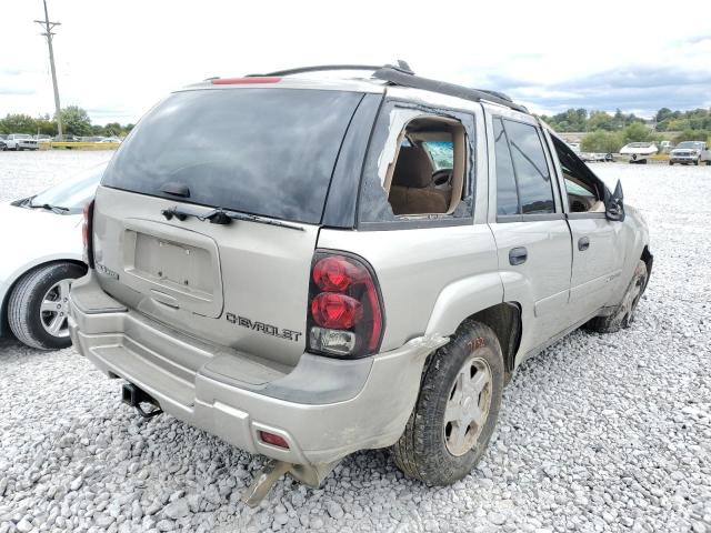 1GNDS13SX22523538 - 2002 CHEVROLET TRAILBLAZR GOLD photo 4