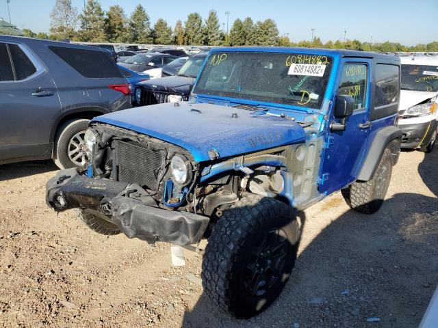 1C4AJWAG6GL171151 - 2016 JEEP WRANGLER S BLUE photo 2
