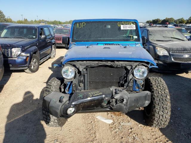 1C4AJWAG6GL171151 - 2016 JEEP WRANGLER S BLUE photo 9