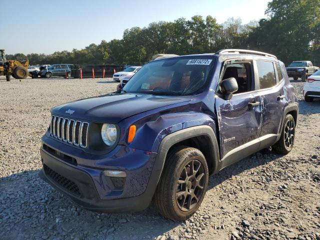 ZACNJAAB3LPL26220 - 2020 JEEP RENEGADE S BLUE photo 2