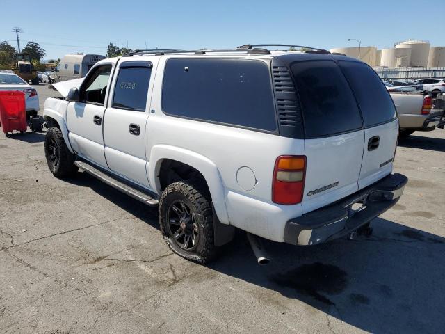 3GNGK26G81G239504 - 2001 CHEVROLET SUBURBAN K WHITE photo 3