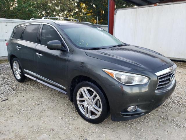 5N1AL0MNXDC337602 - 2013 INFINITI JX35 GRAY photo 4