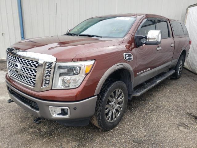 1N6BA1F47GN514184 - 2016 NISSAN TITAN XD S BROWN photo 2