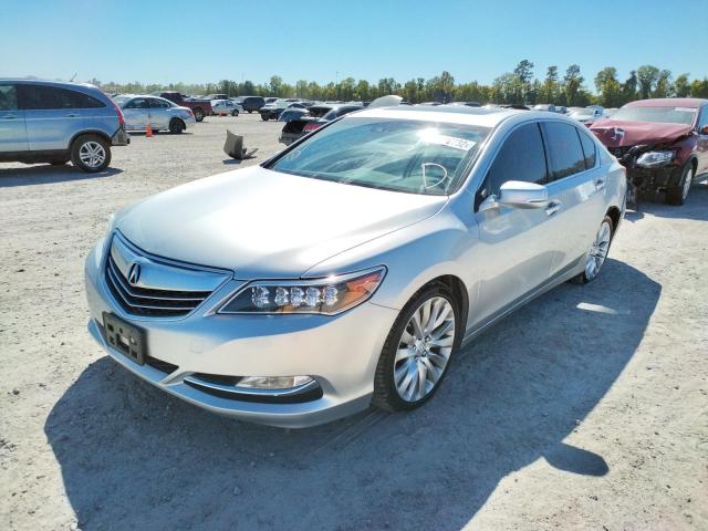 JH4KC1F58EC006710 - 2014 ACURA RLX TECH SILVER photo 2