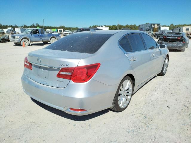 JH4KC1F58EC006710 - 2014 ACURA RLX TECH SILVER photo 4