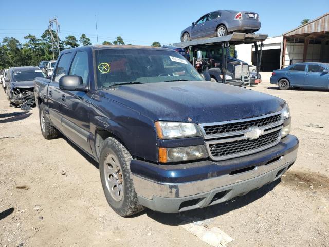 2GCEC13T961145172 - 2006 CHEVROLET SILVERADO BLUE photo 1