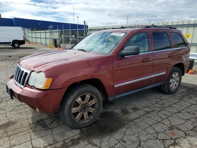 1J8HR58N38C234867 - 2008 JEEP GRAND CHER BURGUNDY photo 2