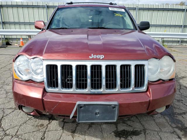 1J8HR58N38C234867 - 2008 JEEP GRAND CHER BURGUNDY photo 9