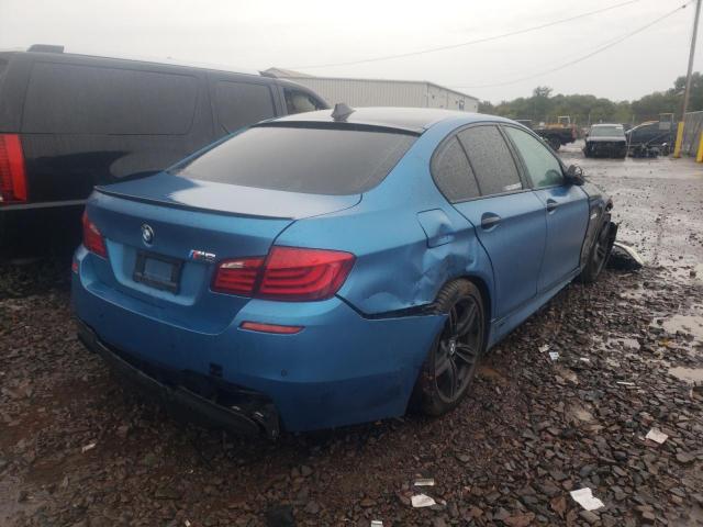 WBAFU9C55BC784345 - 2011 BMW 550 XI BLUE photo 4